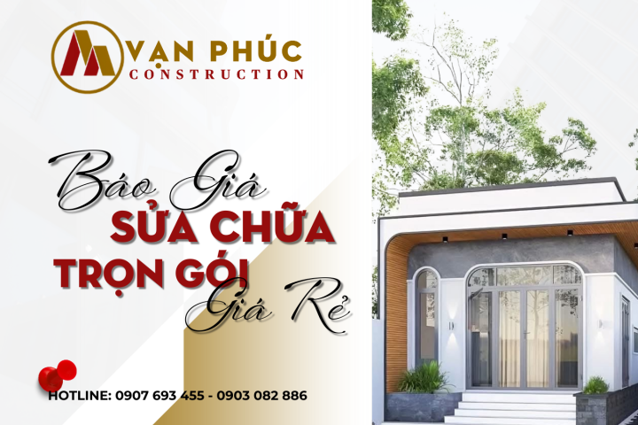 Báo giá sửa chữa nhà trọn gói giá rẻ tại TpHCM